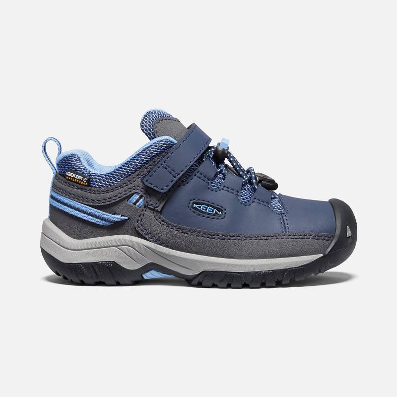 Keen Targhee Waterproof Schuhe Kinder DE-20679 Blue Nights/Della Blue - Keen Kinderschuhe Blau